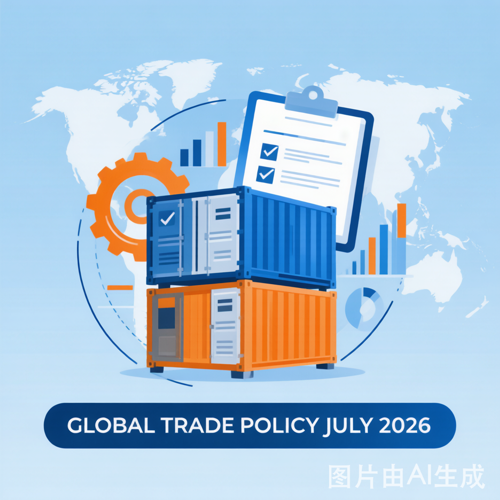 2026年7月全球多国外贸新规生效，国际物流和清关政策调整